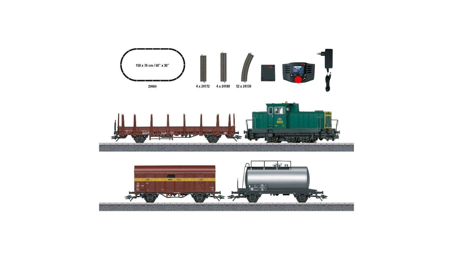 Marklin 29464 Belgian Freight Train with a Class 8000 Digital Starter Set