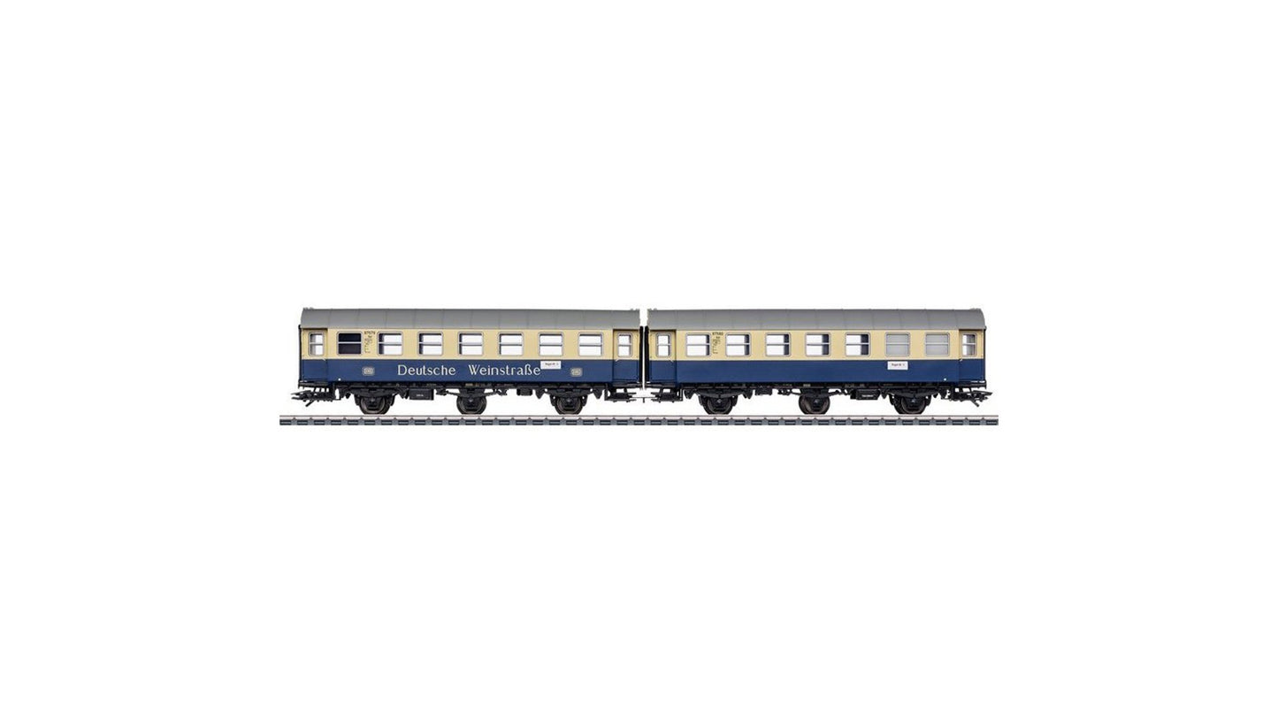 Marklin 43188 Deutsche Weinstrasse / German Wine Road Rebuild Pair of Passenger Cars