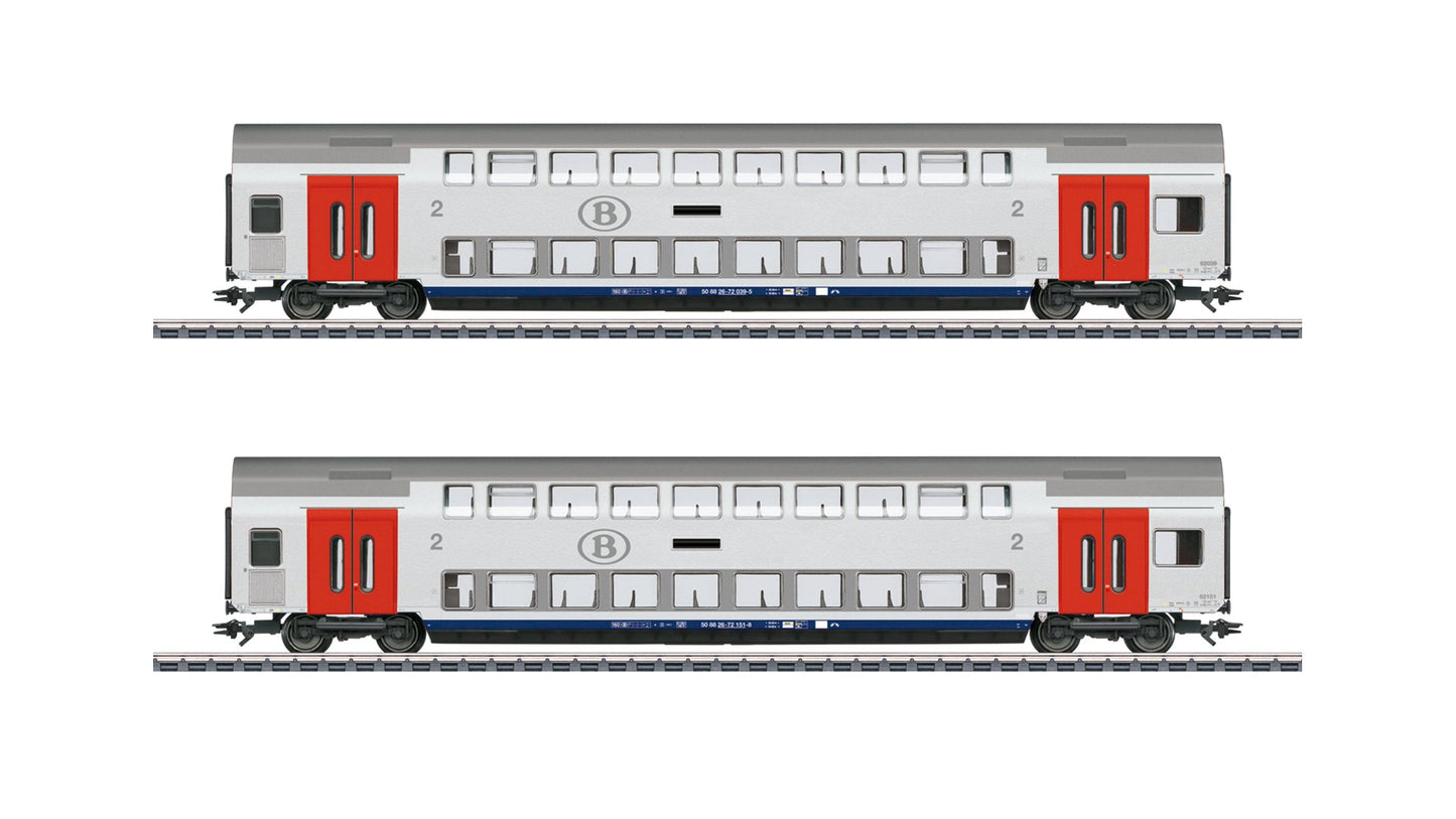 Marklin 43566 SNCB Bi-Level Car Set