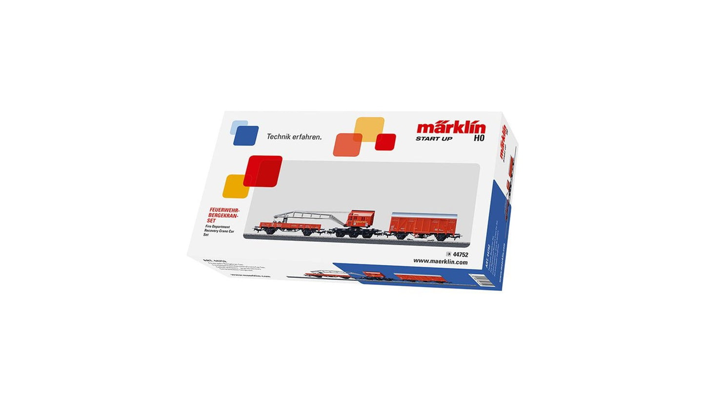 Marklin 44752 Fire Department Recovery Crane Car Set