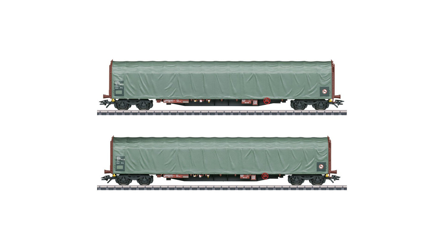 Marklin 47114 DSB Sliding Tarp Car Set
