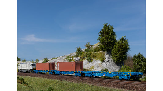 Marklin 47136 Type Sgnss Container Transport Car