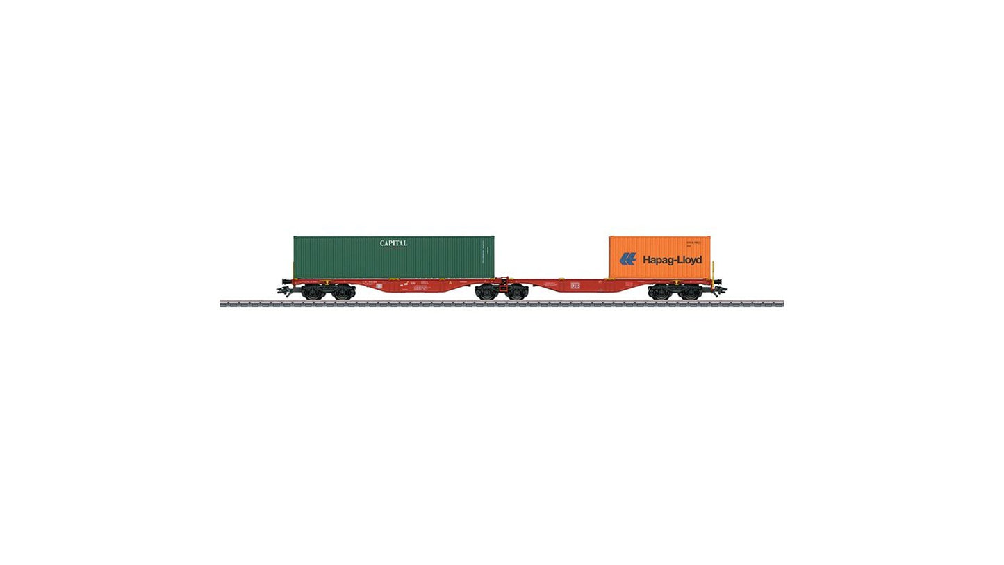 Marklin 47801 Type Sggrss 80 Double Container Transport Car