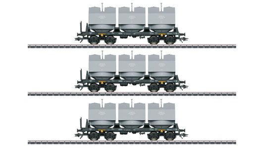 Marklin 48263 Type Slmmp Limestone Tub Car Set