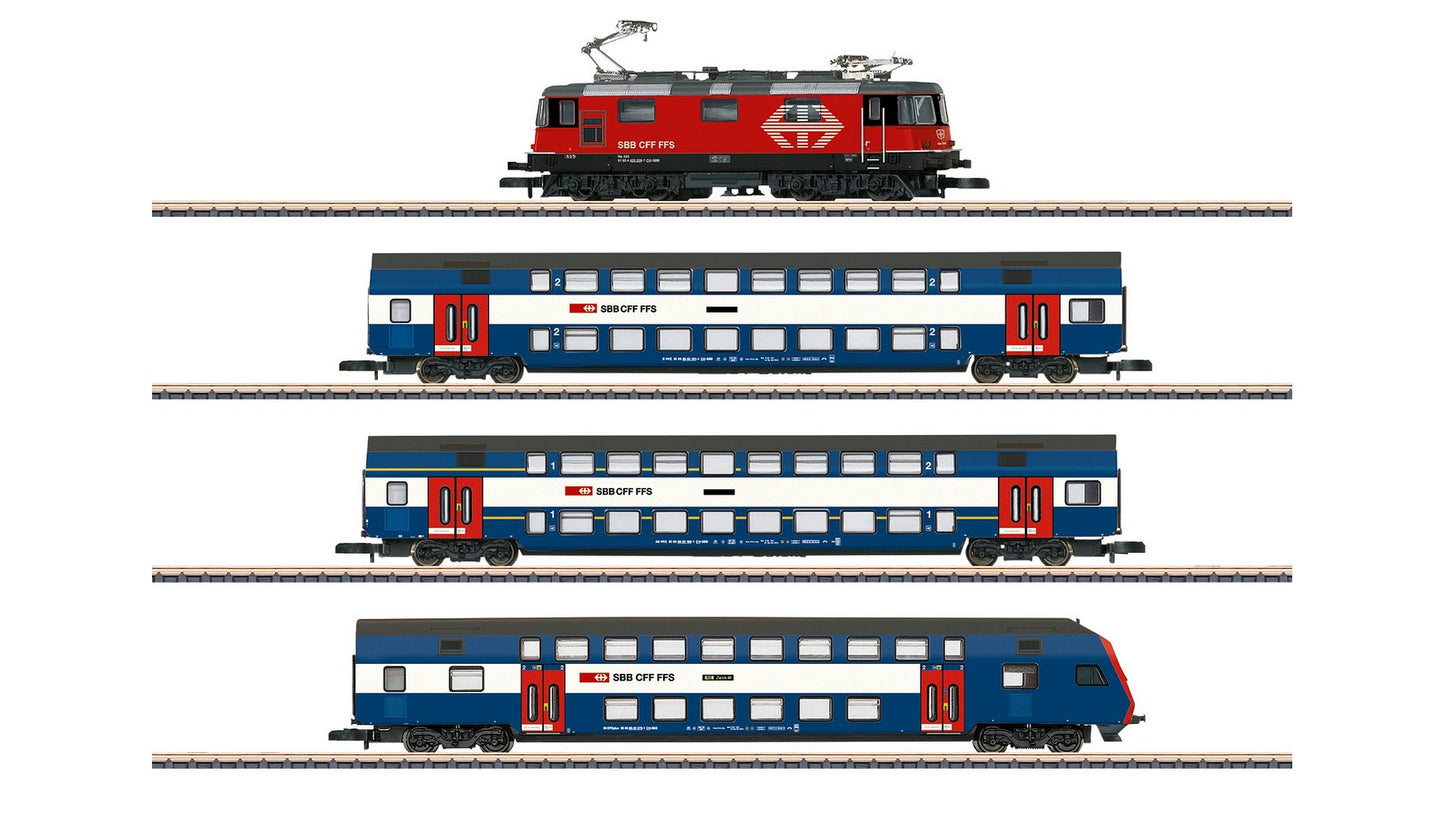 Marklin 81195 SBB Zurich S-Bahn Train Set
