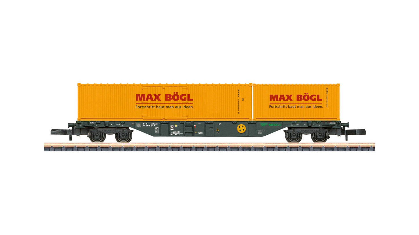 Marklin 82642 Type Sgns Container Transport Car with Containers