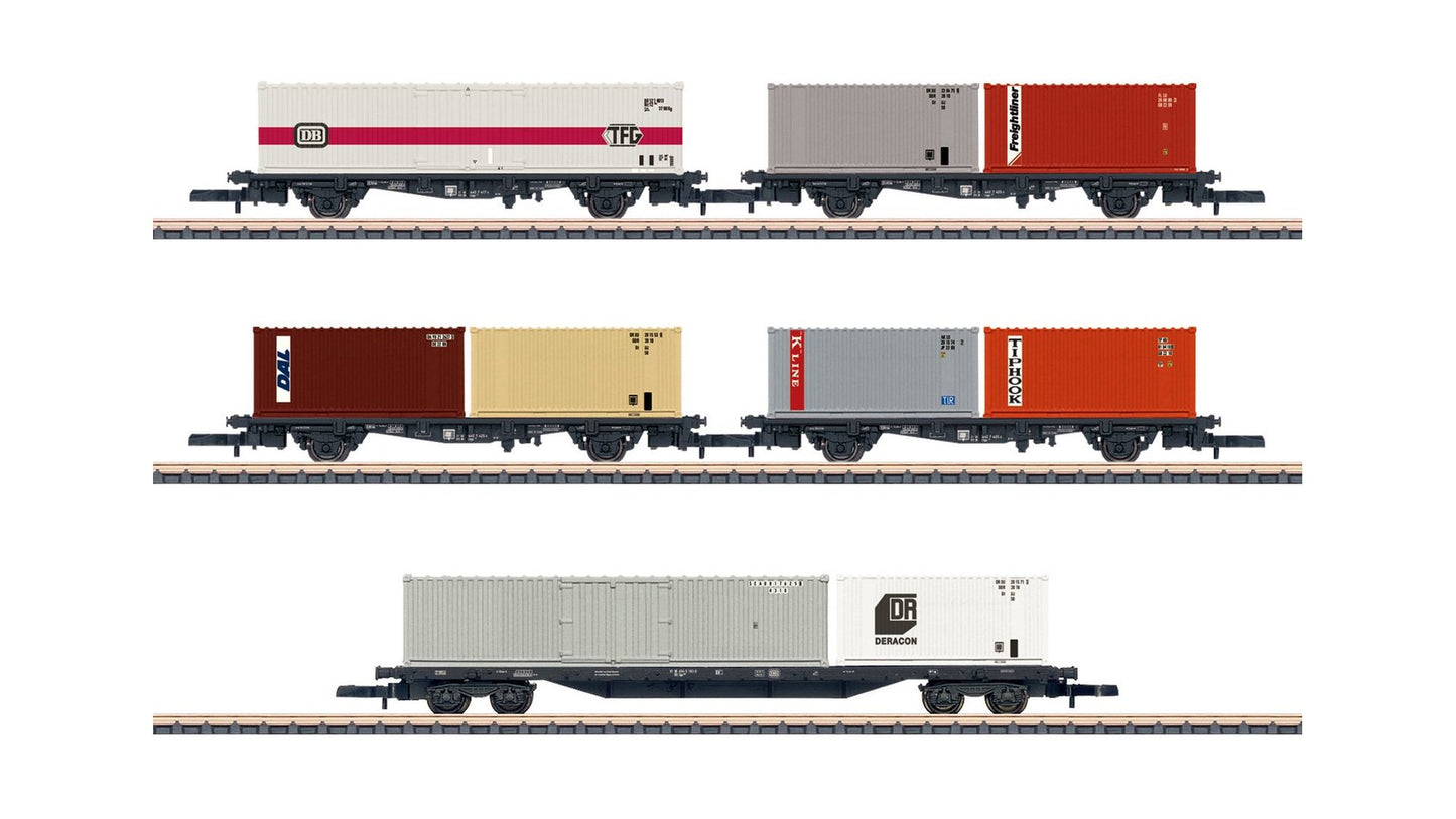 Marklin 82664 Container Transport Car Set