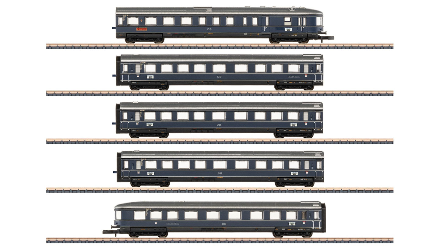 Marklin 87615 “Blauer Enzian” (Blue Gentian) “F-Zug” Car Set