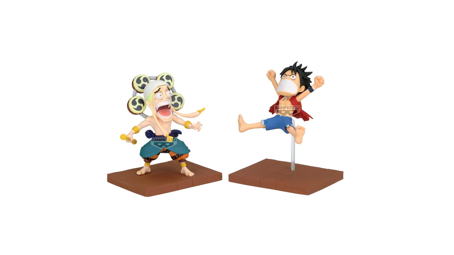Bandai 89838 3.1" Monkey D. Luffy & Enel