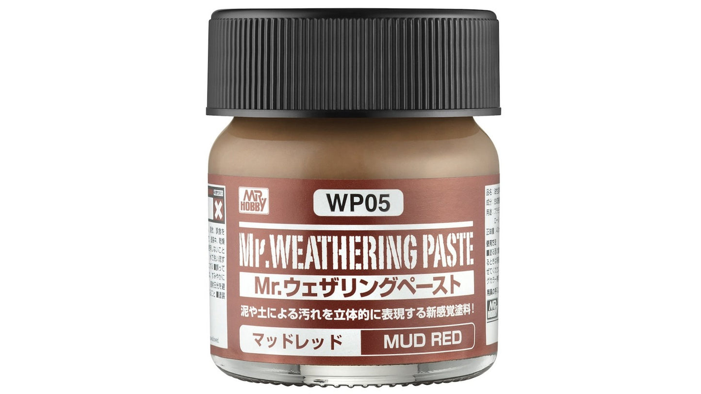 Bandai WP05 Mr Weathering Paste Mud Red
