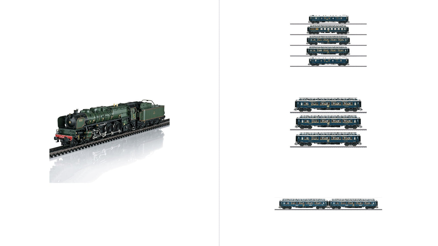 Marklin 39243 Express Train Steam Locomotive Series 13 EST — Complete 4-Piece Set