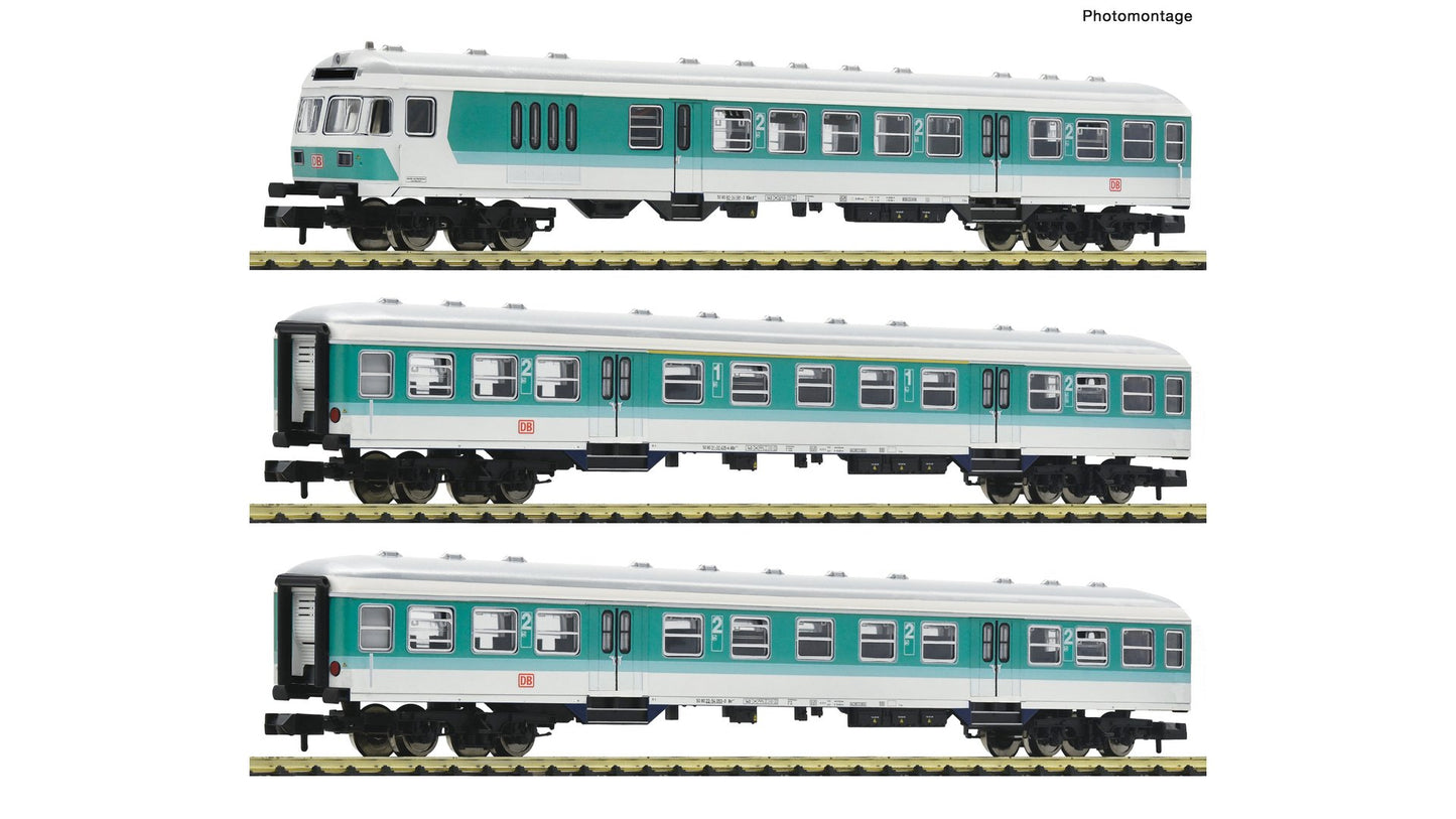Fleischmann F6260090 3 piece set (1): Commuter coaches, DB AG