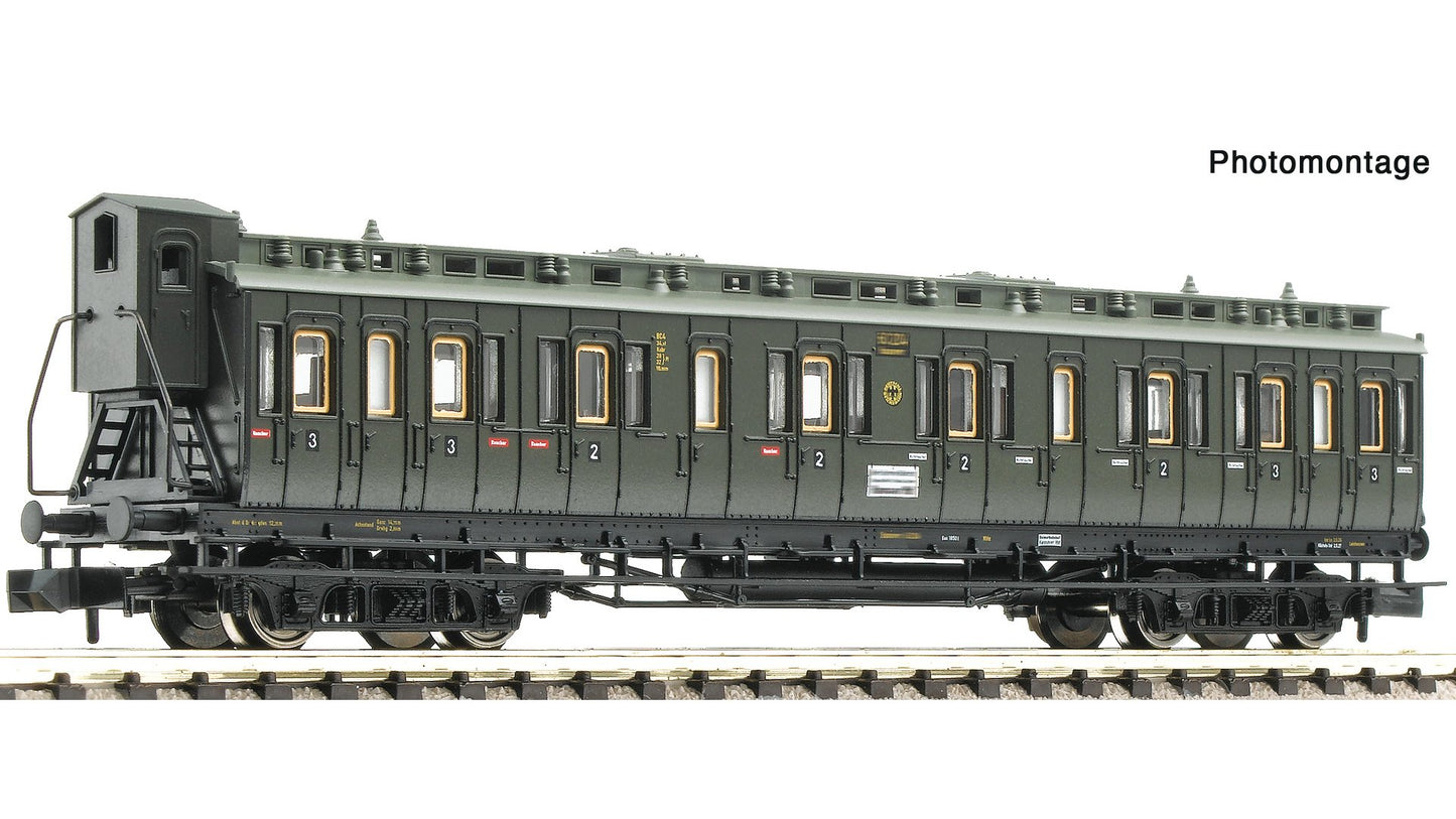 Fleischmann F6260100 2nd/3rd class compartment coach, DRG