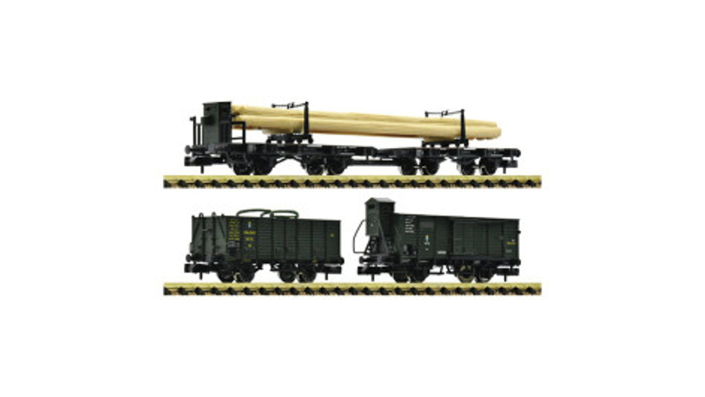 Fleischmann 6660061 3 Piece Set Goods Wagons K.Bay.Sts.B. DC