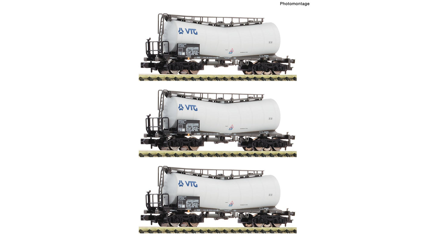 Fleischmann F6660171 3 piece set: Slurry wagons, VTG