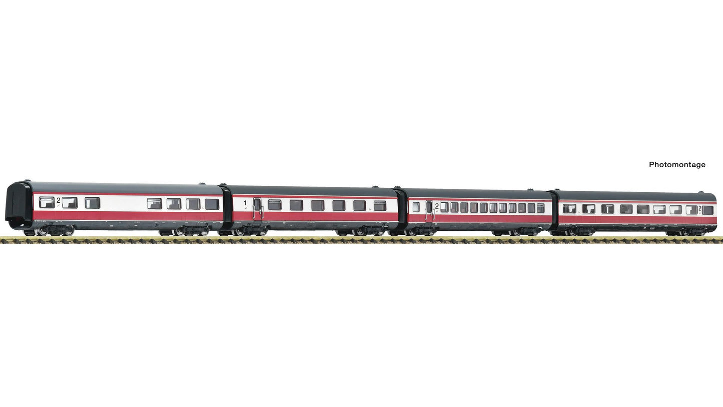 Fleischmann F7760011 4 piece set: "Max Liebermann" supplementary coaches, DR