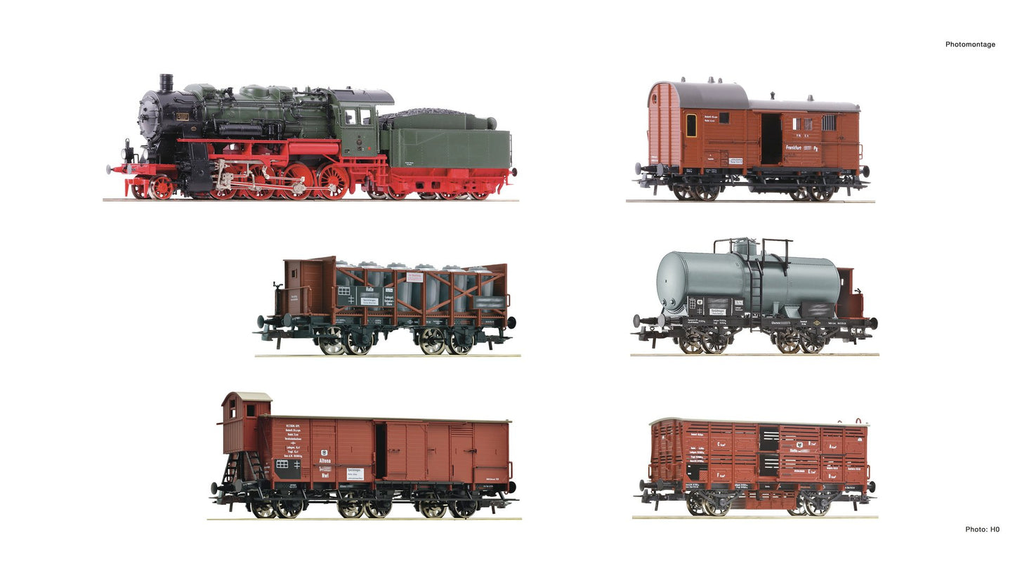 Fleischmann 781290 6 piece set Prussian goods train KPEV