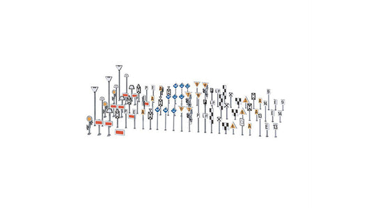 Faller 120226 Rail route sign Set 200