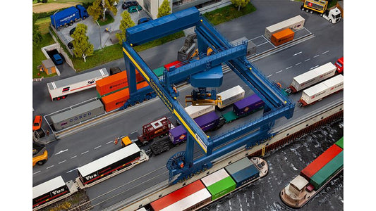 Faller 120291 GVZ Hafen Nürnberg Container bridge crane