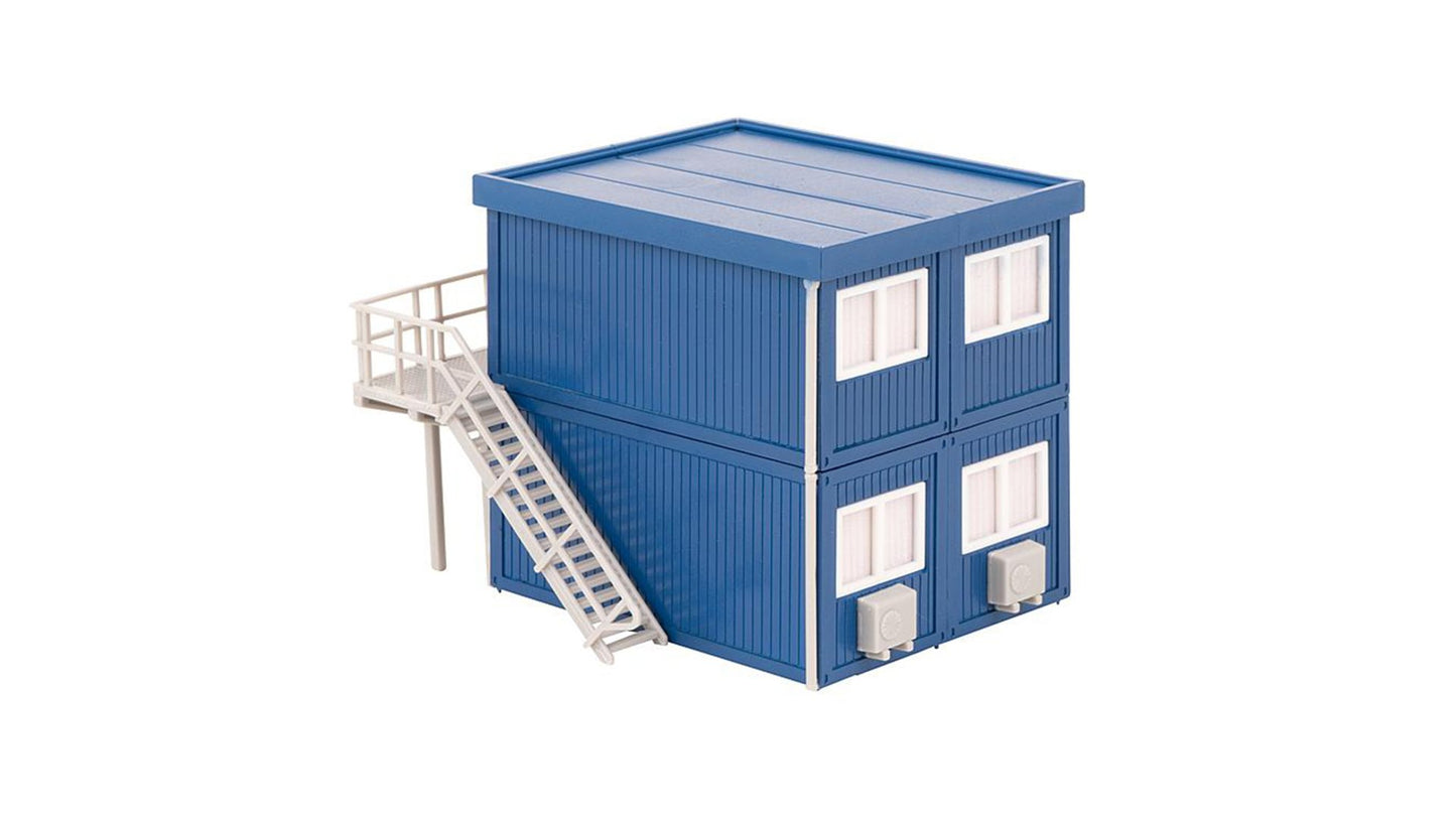 Faller 130134 4 Building site containers blue