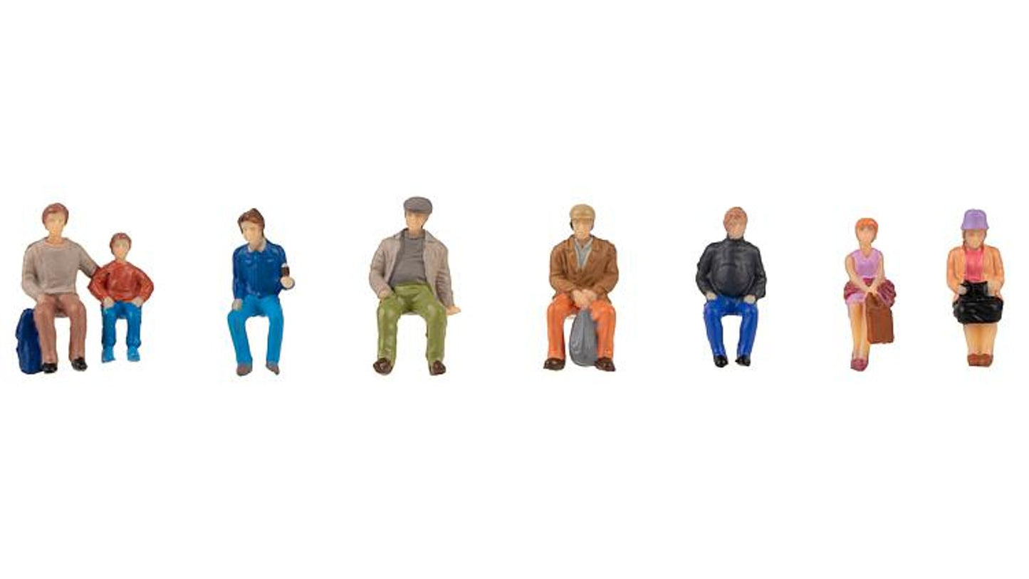 Faller 151619 Sitting travellers