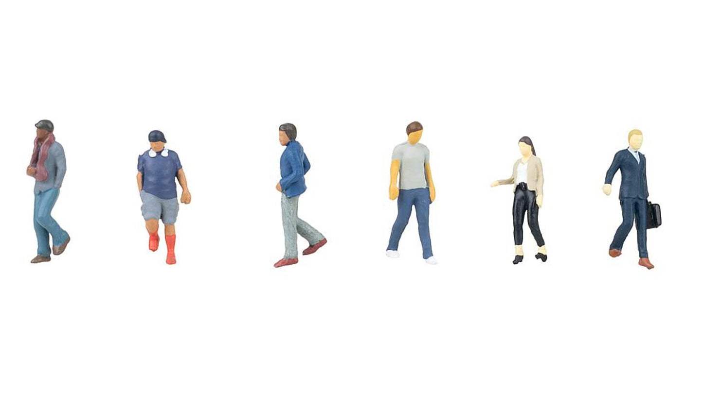 Faller FA151727 Persons descending stairs