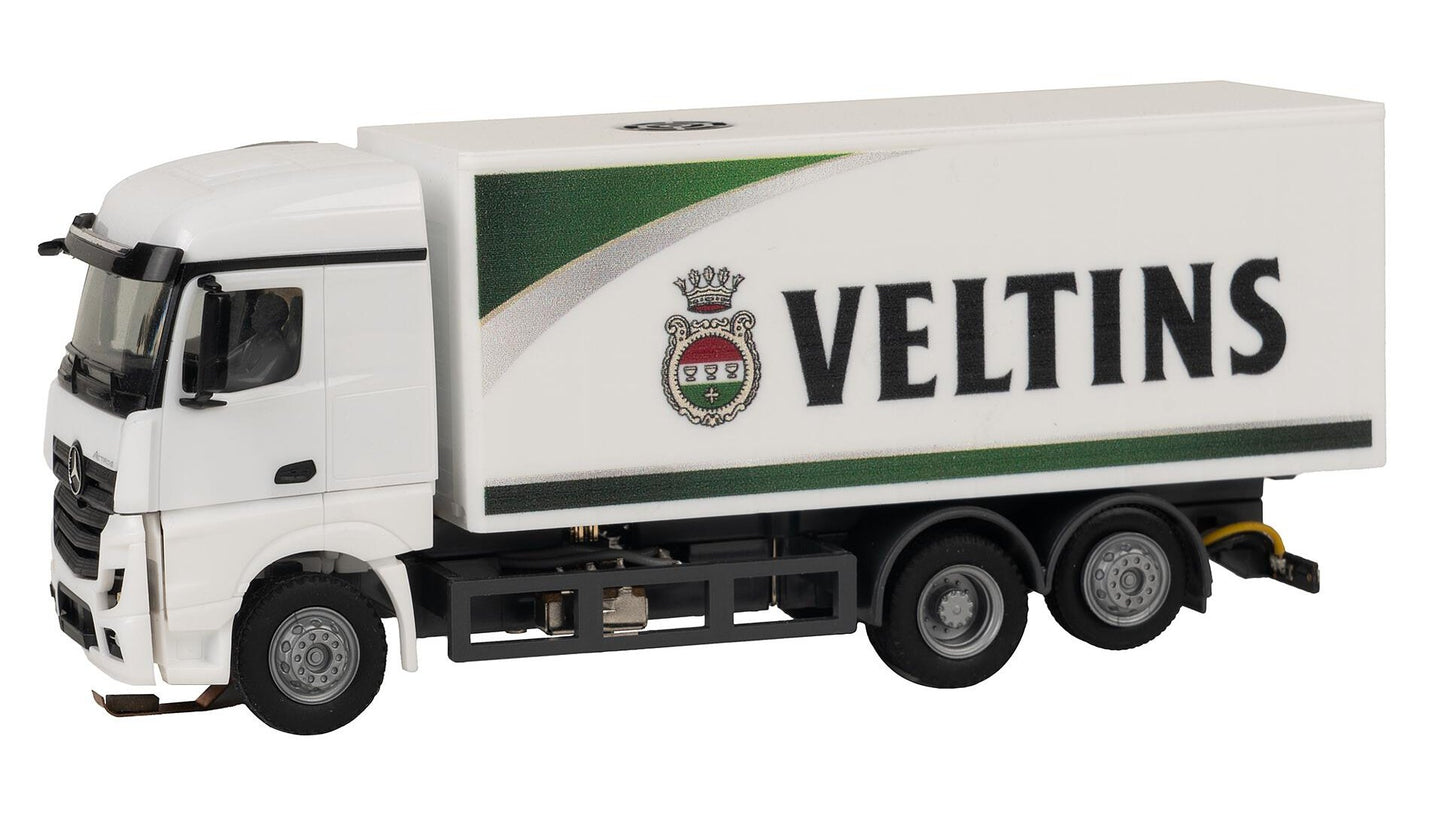 Faller 161320 Car System Digital lorry MB Actros Streamspace box body Veltins drinks (HERPA)