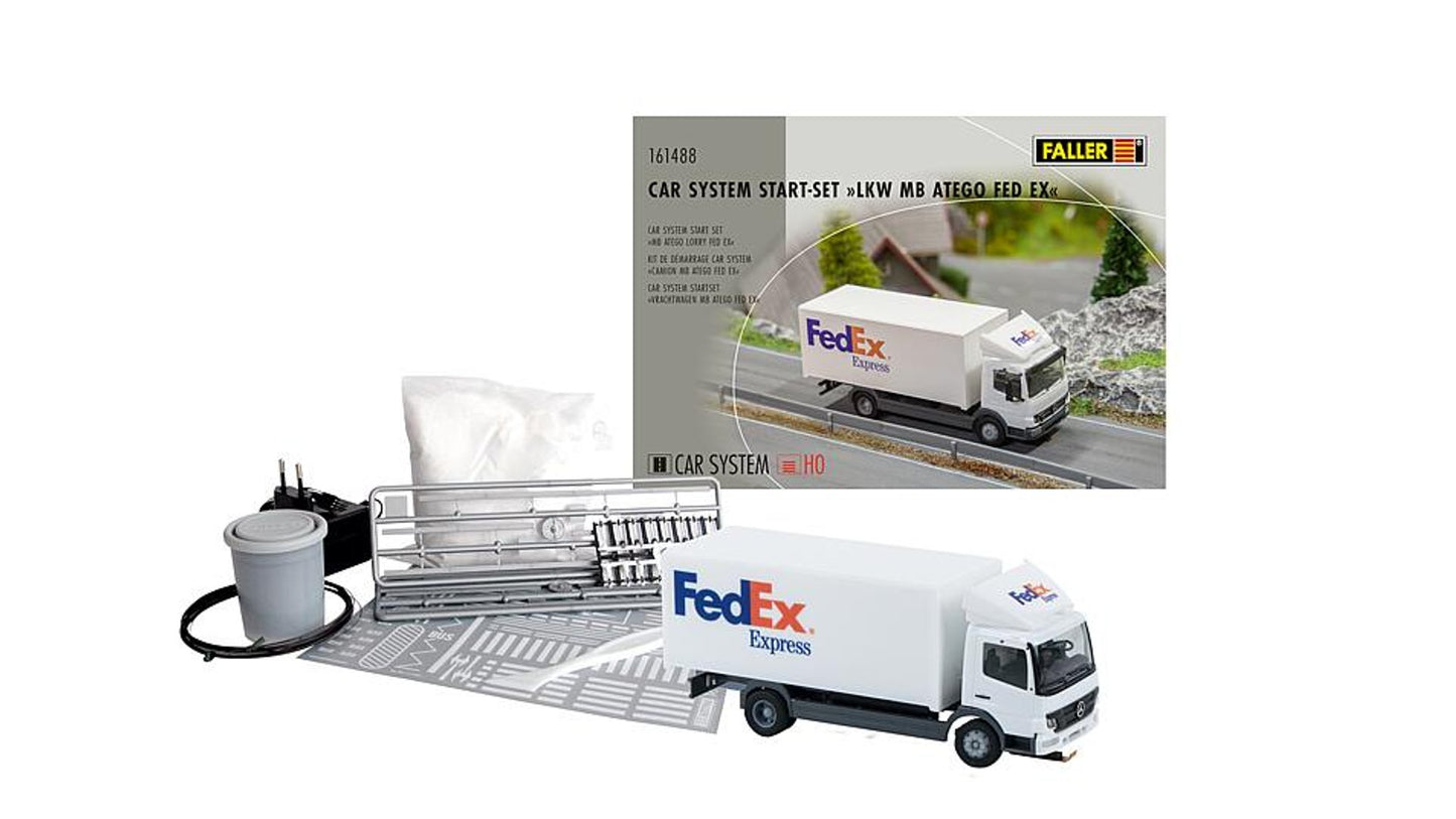 Faller 161488 Car System Start-Set MB Atego Lorry FedEx