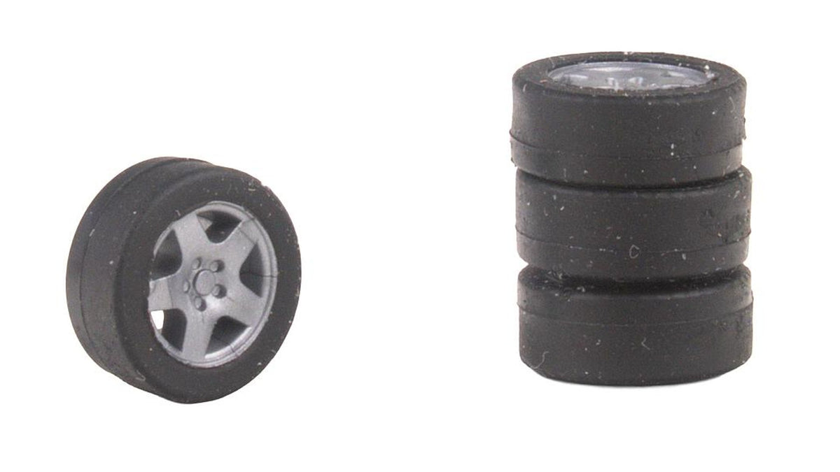 Faller 163122 4 Tyres and rims for small cars