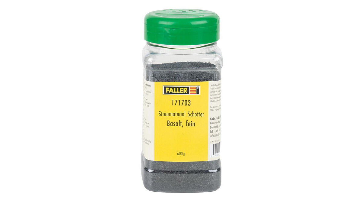 Faller 171703 Gritting material Gravel, basalt, fine, 600 g