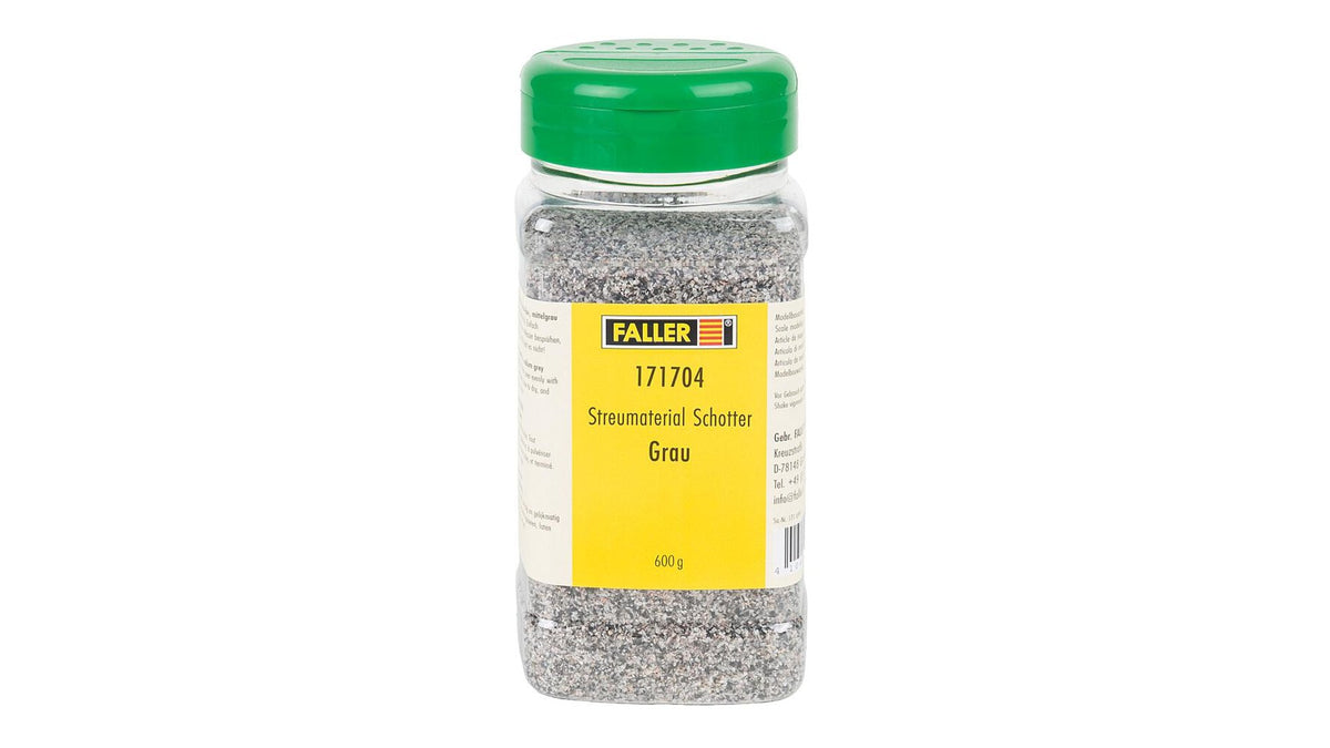 Faller 171704 Gritting material Gravel, grey, 600 g