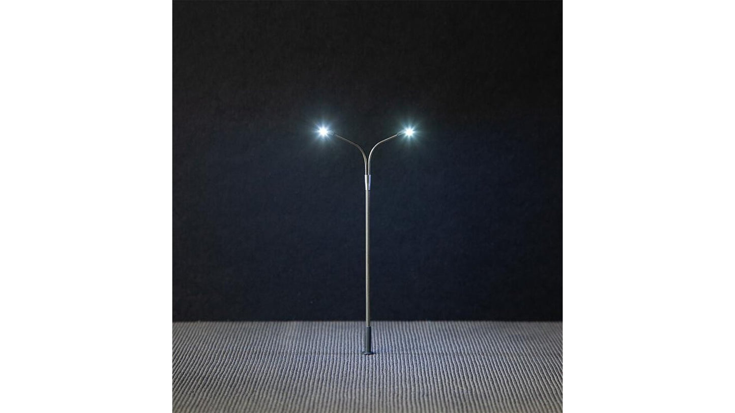 Faller 180101 LED Street lights, lampposts, cold white, 3 pieces