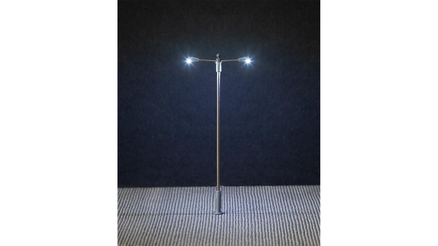 Faller 180103 LED Street lights, pole integrated lamps, cold white, 3 pieces