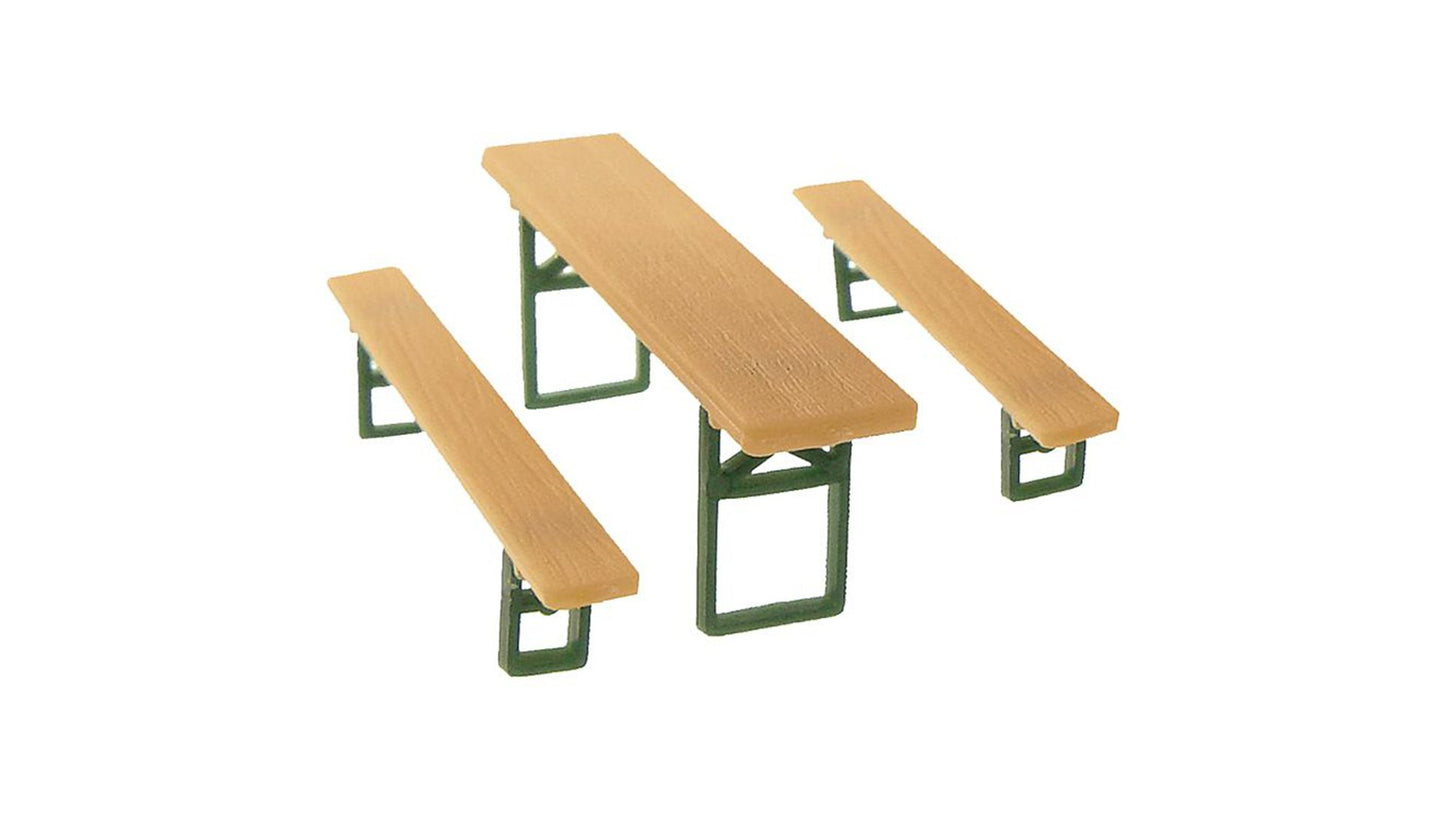 Faller 180444 40 Beer benches and 20 Tables