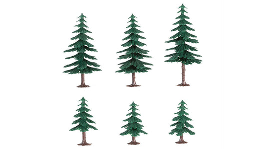 Faller 181157 6 Retro fir trees