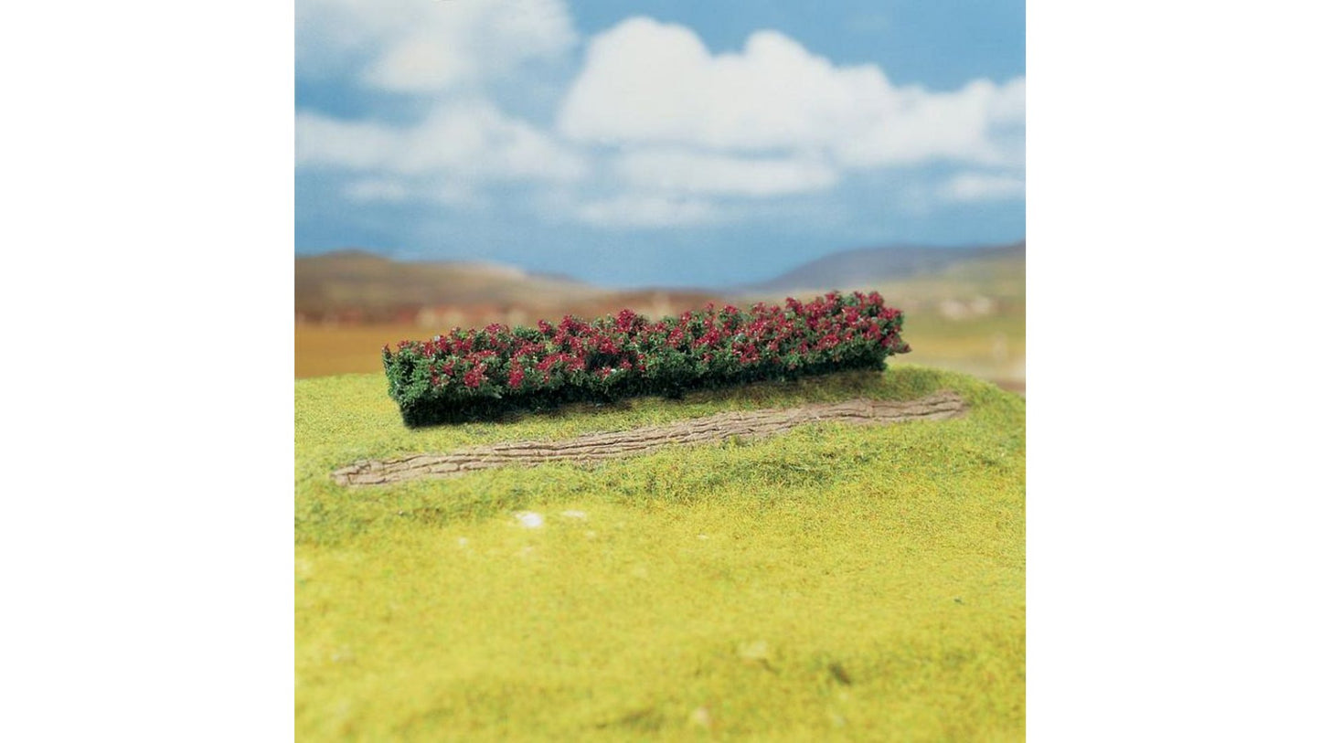 Faller 181352 3 PREMIUM Hedges, red blooming