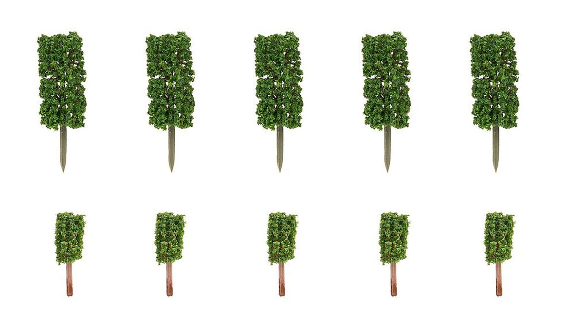 Faller 181592 10 Front garden trees, thuja, columnar