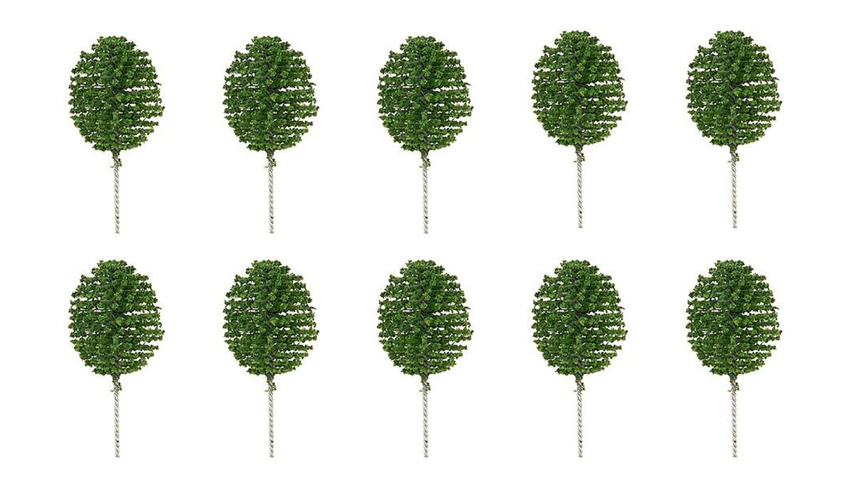 Faller 181594 10 Front garden trees, thuja, round