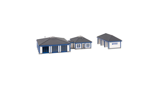 Faller 222222 THW building with vehicle hall