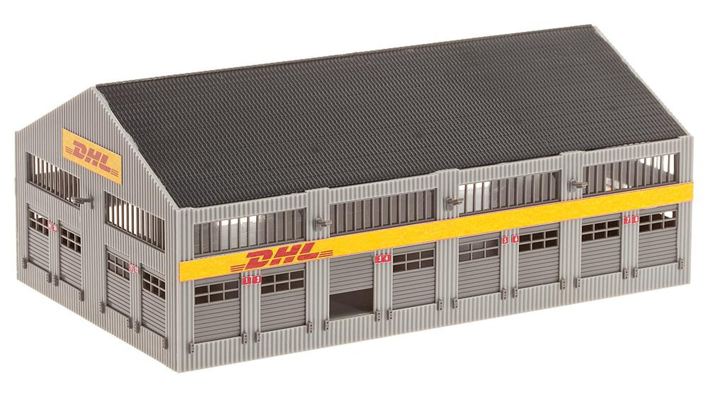 Faller FA231733 DHL Logistics centre with figures