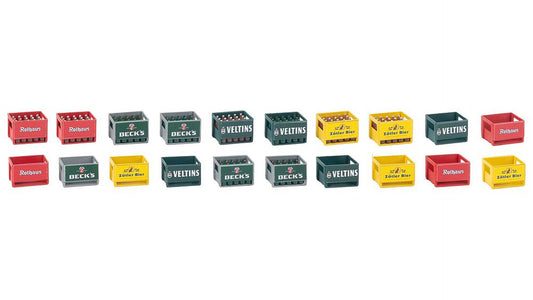 Faller FA333229 20 Beer crates with bottles