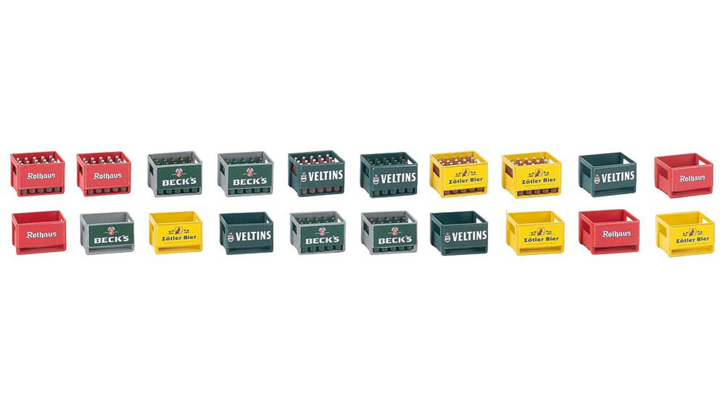 Faller FA333229 20 Beer crates with bottles