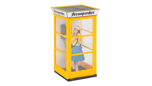 Faller FA333231 Telephone box with figure