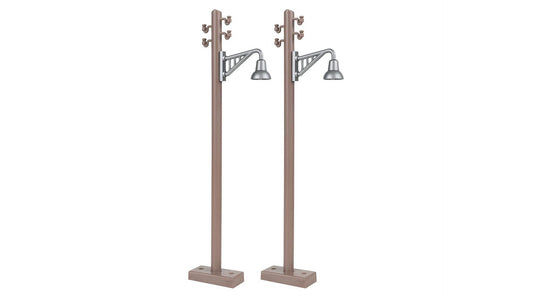 Faller FA333233 Wooden pole with bracket light, 2 pieces