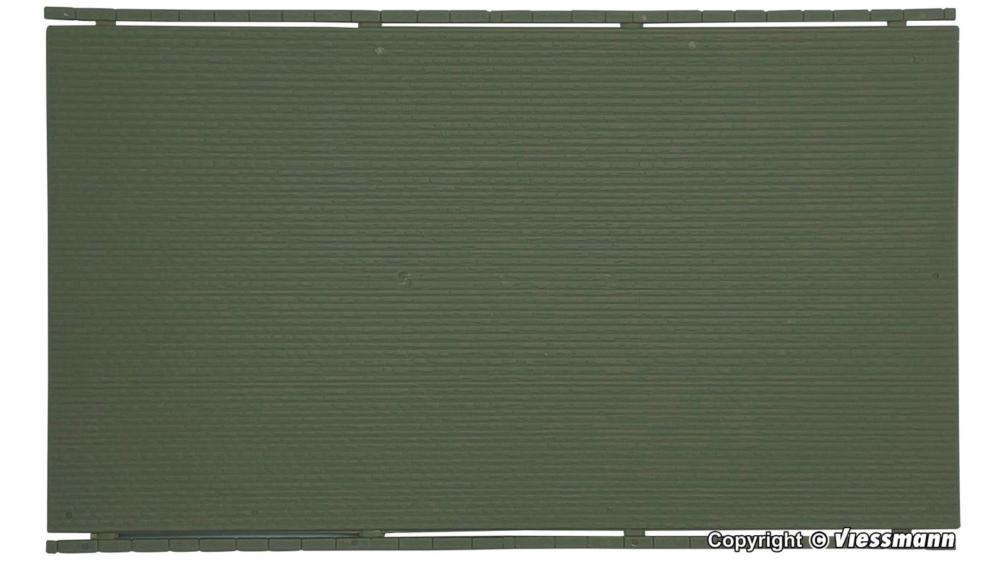 Kibri 37961 Wall plate with regular capping stones L ca 20 x W 12 cm