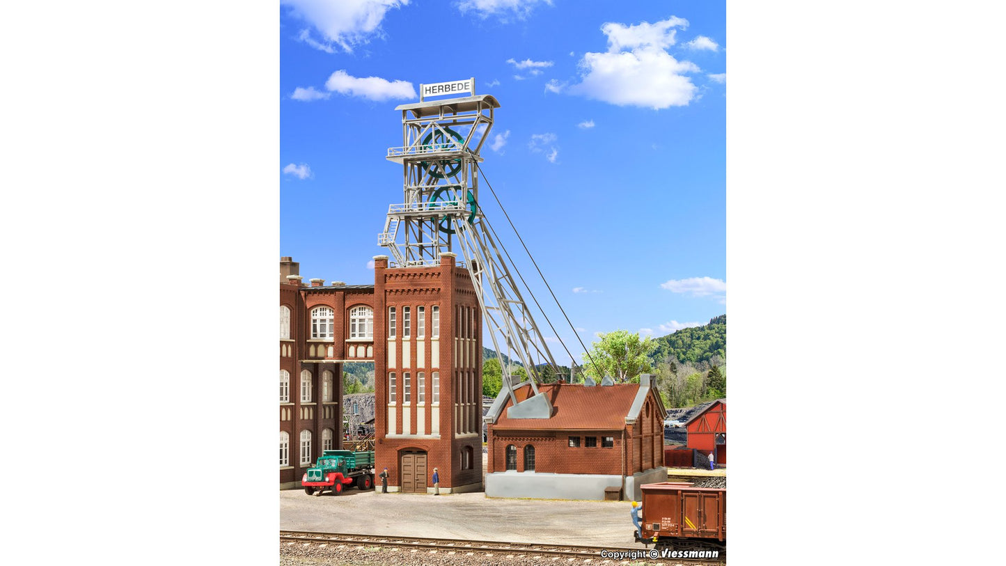 Kibri 39845 Mine head tower with power house incl drive replaces 49845