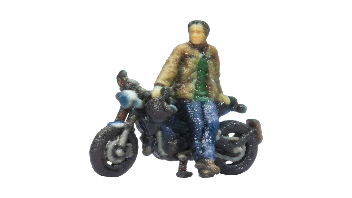 NOCH NO10908 Café Racer Motorbike standing