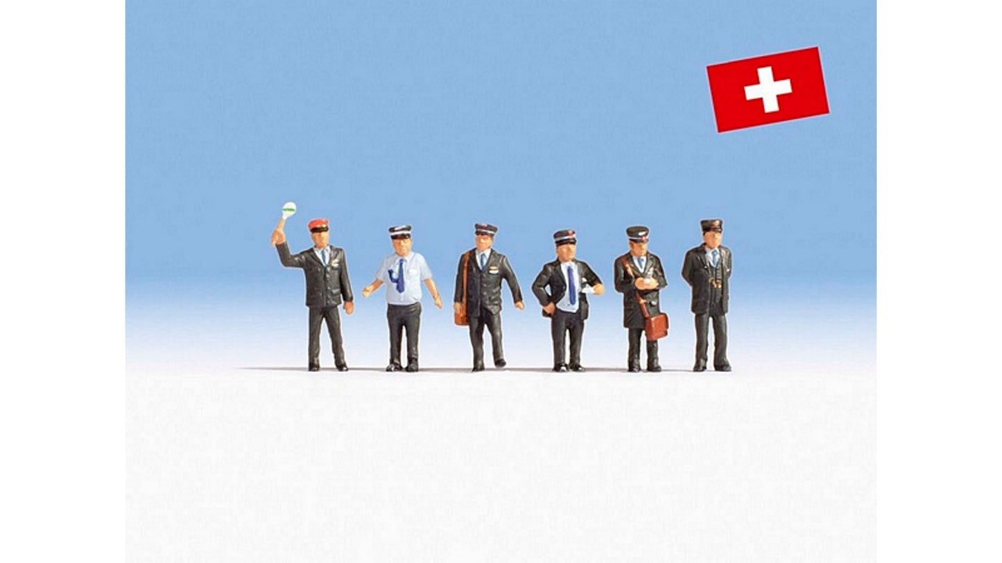Noch NO15266 Swiss Railway Officials for H0