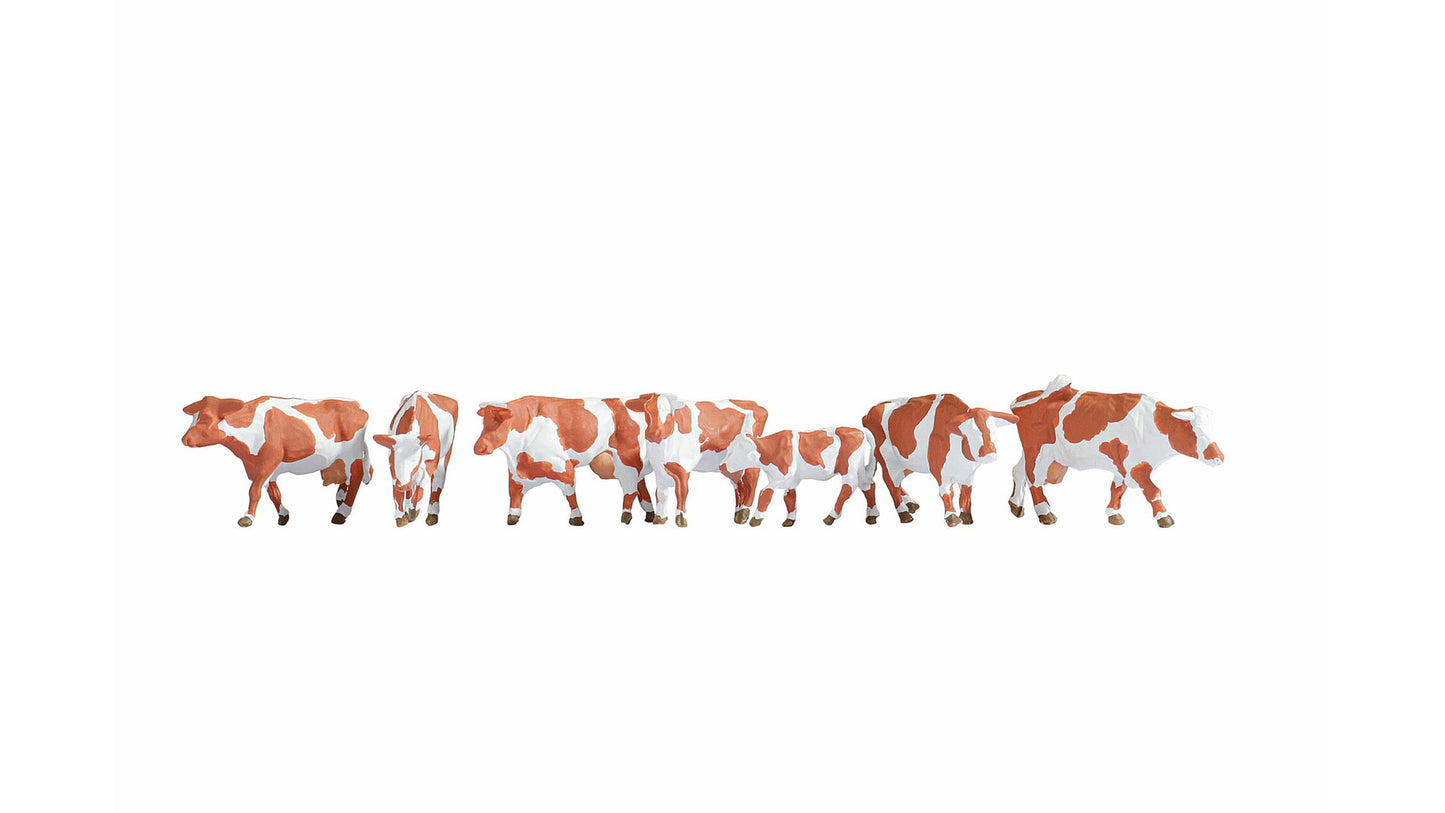 NOCH NO15726 Cows, brown-white