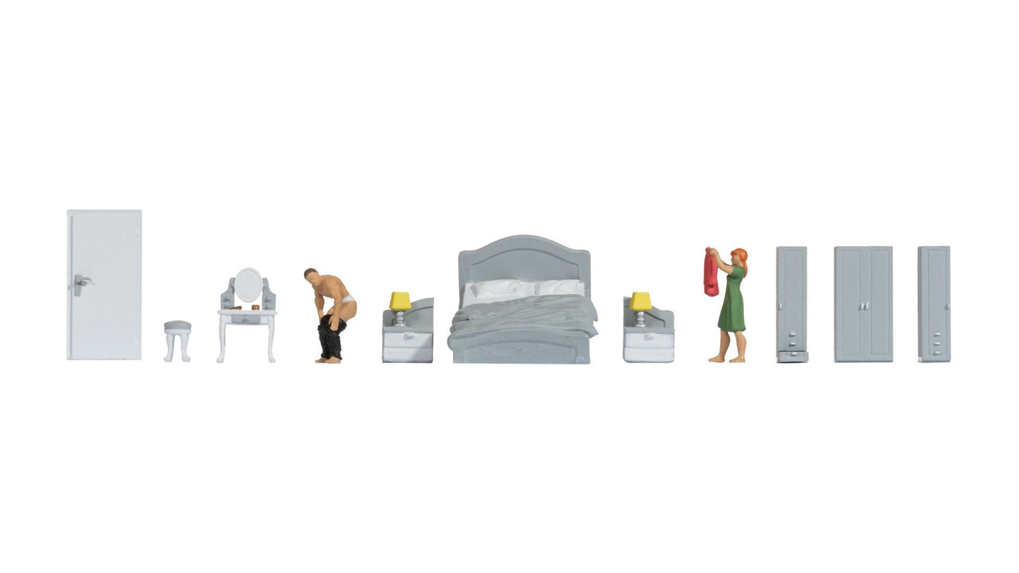 NOCH NO16287 Themed Figures Set ‘Bedroom’